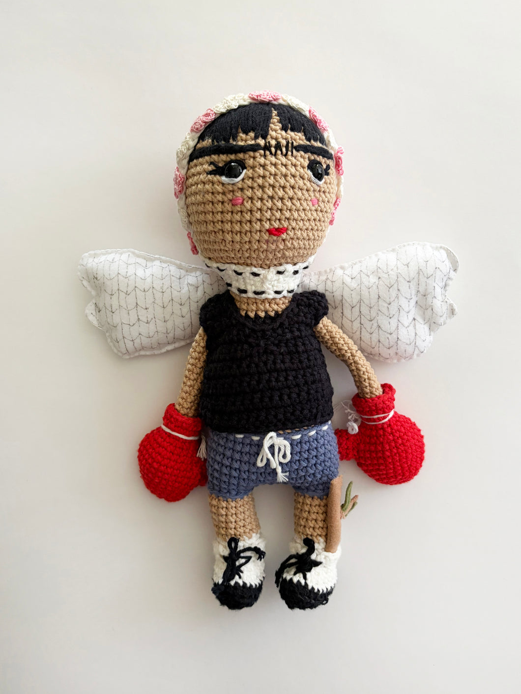 F. boxer doll