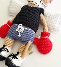 F. boxer doll