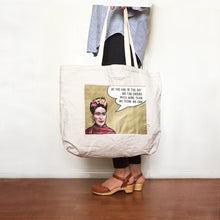 HAND PAINTED TOTE BAG